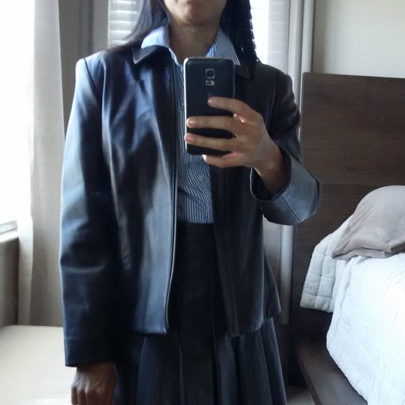 Brown Leather Jacket - Picture 6 of 6